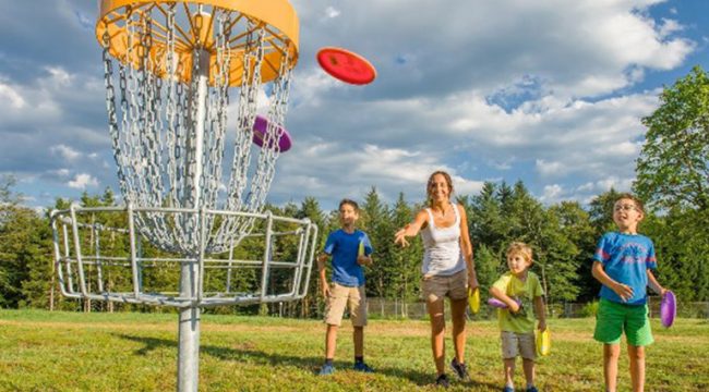 Discgolfové hřiště na Kamenném vrchu